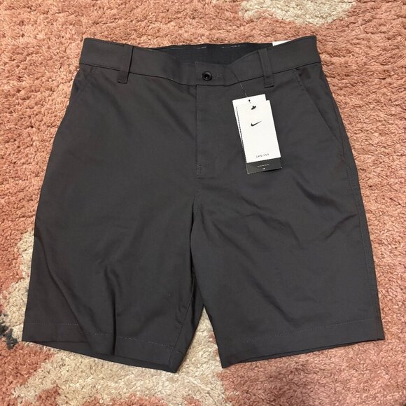 Nike UV 8" Golf Chino Shorts Dri-FIT Dark Gray DA4142-077 Men's Size 30 NWT - Picture 1 of 10